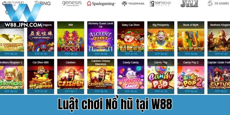 Khám phá luật chơi Nổ Hũ W88